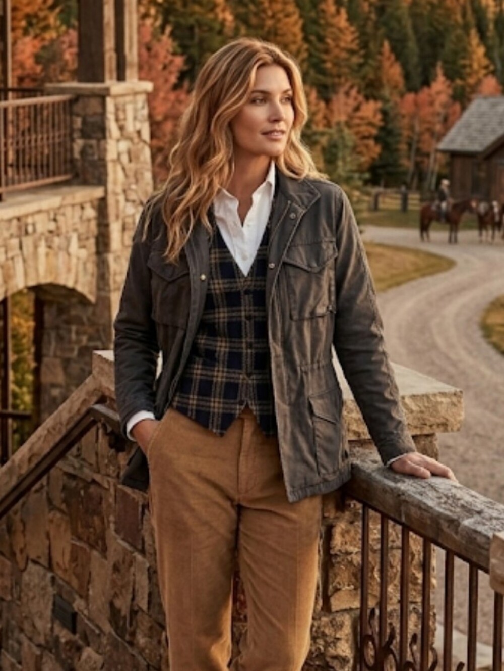 Frame Women's Service Utility Cotton Jacket Military Jacket